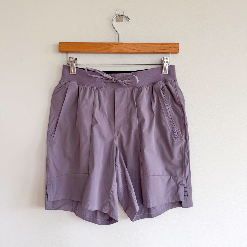 Lululemon License to Train Linerless 7" Activewear Short Purple Ash S